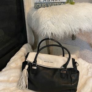 Black & White Michael Kors Handbag
